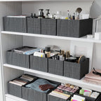 Drawer Organizer Set of 12 Dark Grey - Nursery, Bedroom, Closet Organizer & Storage