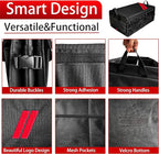 YOSRTER Car Trunk Organizer for Dodge Charger Durango Challenger Ram Collapsible Storage Box with Handle Foldable Lid Non