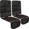 Lusso Gear Car Seat Cover & Protector - 2-Pack Waterproof Non-Slip Protector - Mesh Pocket Organizer - Universal Fit for Conv
