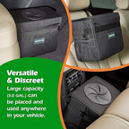 Drive - Collapsible Car Trash Can with 20 Bags - Leakproof, Black, Medium