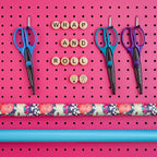 Craft Room Pegboard Letters for Pegboard Craft Peg Board Organizer Accessories | 115 Pegboard Decoration Blocks with Emojis -