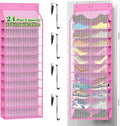 Kotkn 24-Pair Over Door Shoe Organizer for Family & Kids, Double Sided | Hanging Storage for Sneakers, Boots, Toys & Room Org