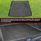 Floor Mats & Cargo Liner Compatible with 2018-2024 Volkswagen Tiguan 5 Seats ONLY VW Cargo Mat, Full Set All Weather Protection, 1st, 2nd Row Car Liners & Trunk Mat, Black
